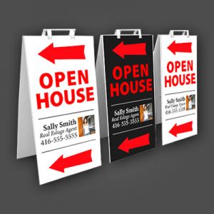 Outdoor Free-Standing Signs – Crezon Sandwich Board – WITH HANDLES